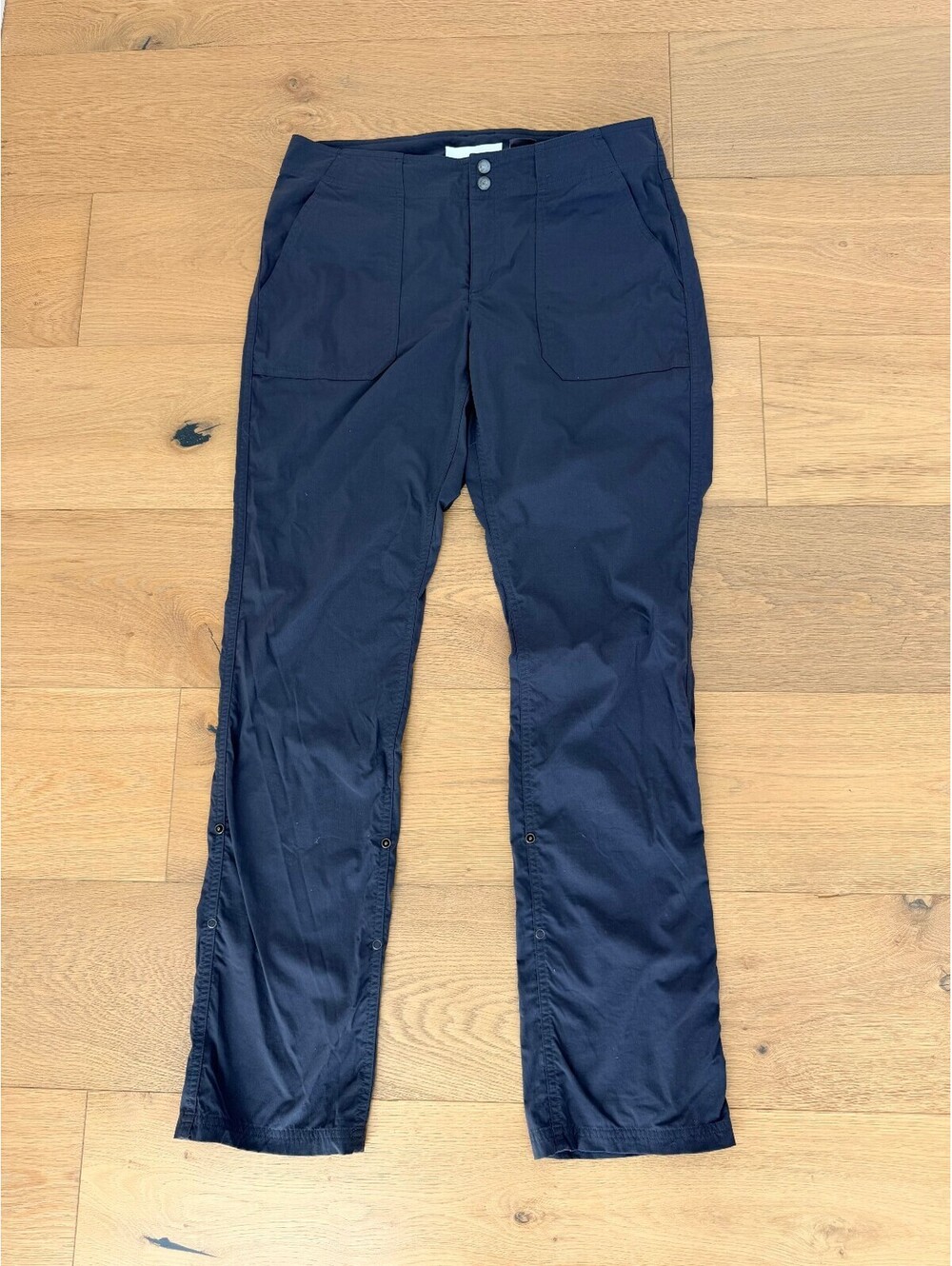 ExOfficio BugsAway Insect Shield Roll Up Hiking Pants Gorpcore Grey 8